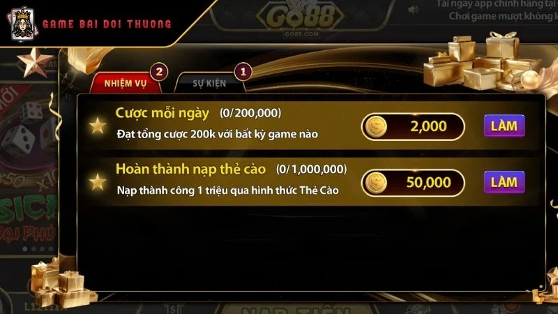 Khuyến Mãi GO88 Bật Mí Các Sự Kiện Thưởng Giá Trị Hiện Nay Điểm qua các chương trình khuyến mãi GO88 thu hút hiện nay