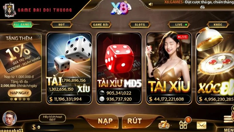 X8 - Thế Giới Game Bài Đổi Thưởng Xanh Chính Số 1 Những điểm đáng chú ý tại X8