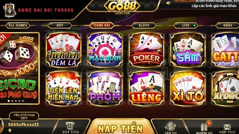 Khám Phá Thế Giới Xì Tố Go88 Cùng Các Chiến Thuật Thắng Nhanh Tổng quan game bài Xì Tố GO88
